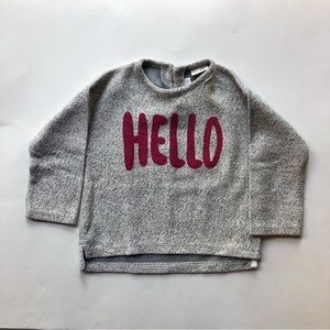 Zara Baby Hello Sweatshirt